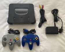 Official Nintendo 64 (N64) Console- 2 Controllers- All Leads- Fully Working