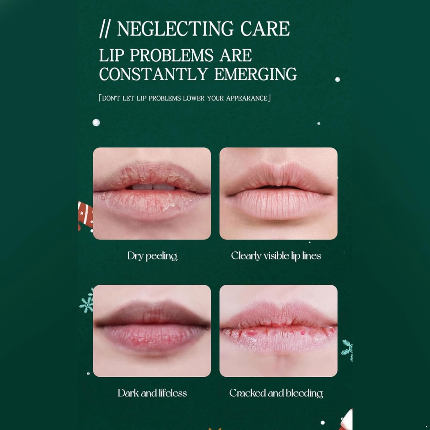 6Pcs Fruit Flavored Lip Balm Set – Hydrating Lip Care, Gift Box for Dry Lips