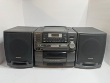 Aiwa CA-D210U Boombox CD Cassette AM/FM Stereo System Fully Tested Works Great