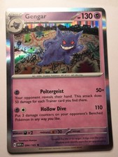 Pokémon TCG Gengar Rare Holo SV Scarlet & Violet 151 Card 094/165 NM Condition