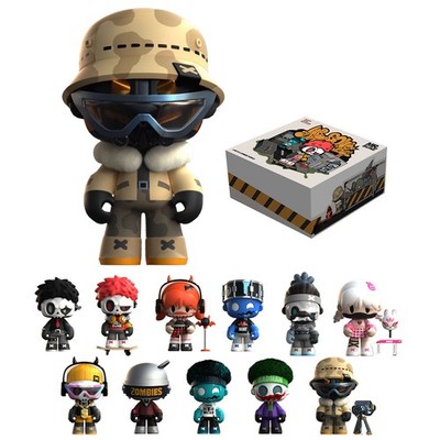 MR.BONE Blind Box Live in a Zombie World Biochemical Street