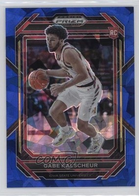 2023-24 Panini Prizm Draft Picks Blue Ice Prizm 54/99 Gabe Kalscheur #31 5y7
