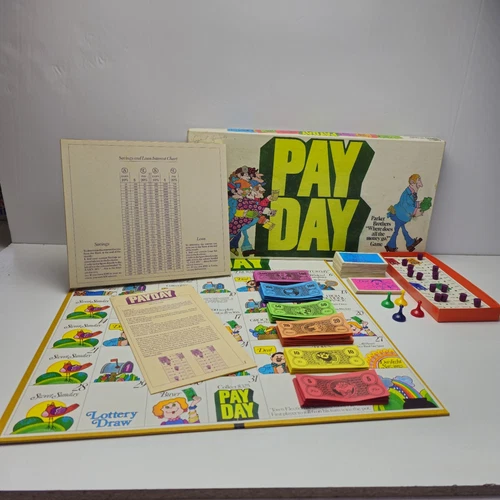 Vintage 1975 PAYDAY Board Game Parker Brothers 2-4 Players  Ages 8+ Complete