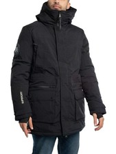 Superdry Men's City Padded Parka Jacket, Black