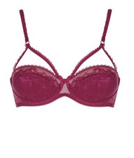 L'Agent by Agent Provocateur Estella Azalea Lace Balconette Bra 34C
