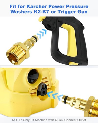 #ad Pressure Washer Quick Connect Fittings Adapter Male M22 14mm Fit for Karcher Po $18.95