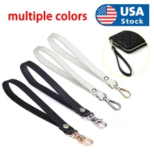 Leather Wrist Strap Bag Accessories For Purse Wristlet Pouch Replace DIY