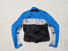 vintage KAWASAKI padded jacket L mesh RACING motorcycle MOTOCROSS bmx dirtbike