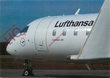 Picture Postcard~ LUFTHANSA CANADAIR JET AIRLINE ISSUE