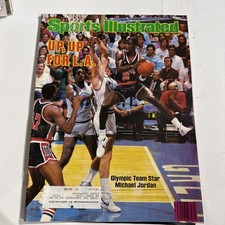 Sports Illustrated July 23, 1984 Basketball Magazine Michael Jordan Olympic Team