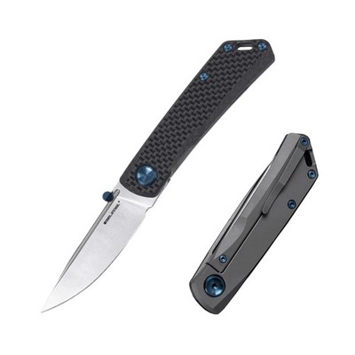 Real Steel Messer RSK Luna Boost Framelock Carbon & Titanium N690 Stahl