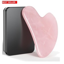 Portable Gua Sha Facial Massager - Heart Shape for Skin Nourishment  Relaxation