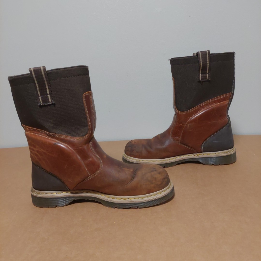 Doc Martens Men’s Industrial Work Boots Steel Toe Slip Resistant  Men’s SIZE 12