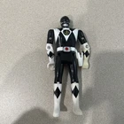 Vtg 1993 Bandai MMPR Mighty Auto Morphin BLACK Power Ranger ZACH Action Figure