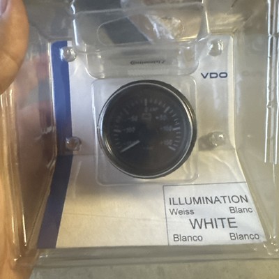 VDO SingleViu 52mm (2-1/16'') Ammeter - 150 AMP A2C3833060030 UPC 4103590682918