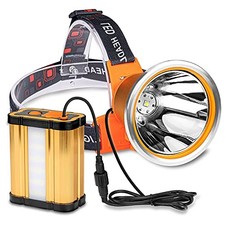 Super Bright Rechargeable LED Headlamp &ndash; High Power Waterproof 886-White Light