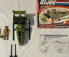 gi joe sky hawk 1984 complete