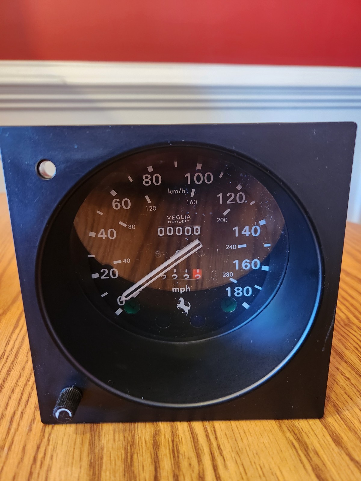 Gennuine Ferrari 365 GTC/4 Veglia Borletti Speedometer MPH  / KPH - NOS
