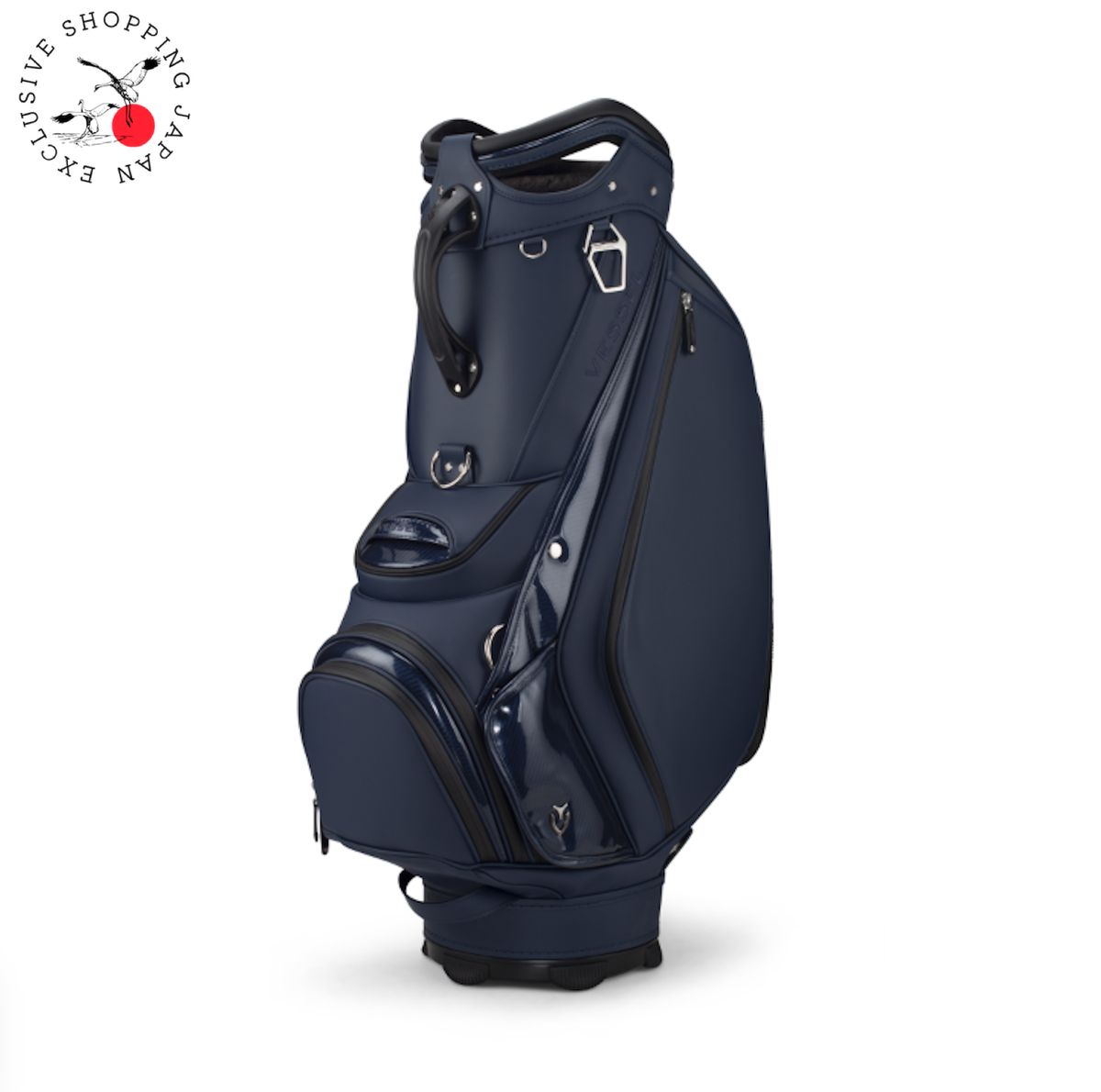 VESSEL Golf PRIME Staff Cart Bag Carbon Navy 10