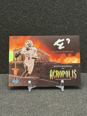 2025 Bowman U Chrome Football Kevin Jennings SSP ACROPOLIS On Card Auto 25/25