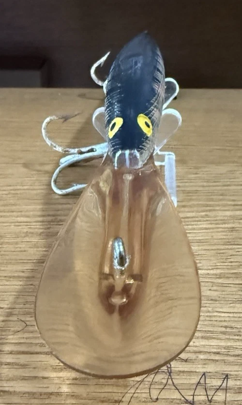 Vtg Rebel Deep Runner Spoonbill - DR 2401 Silver/Black Back  - 7” - 1 Oz. - Image 2 of 4