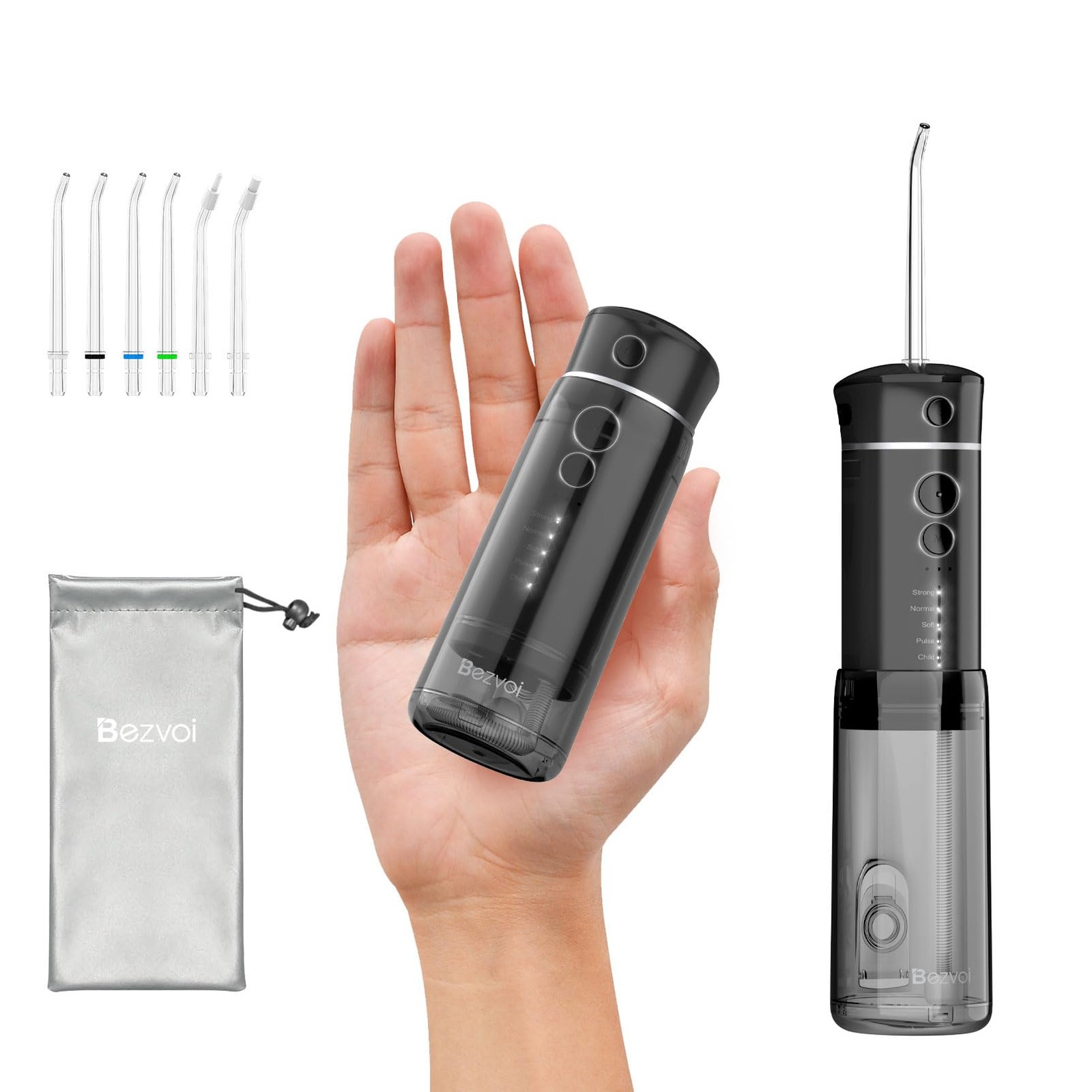 Idropulsore Dentale Portatile 5 Modalità - Irrigatore Orale Viaggio IPX7