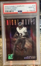 2024 CLEARLY DONRUSS DERRICK HENRY NIGHT MOVES PSA 10 CASE HIT RARE
