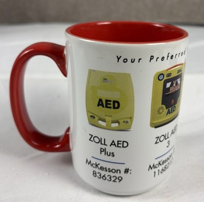 Zoll McKesson Defibrillator Advertising Coffee Mug Tea Cup Medical Equipment