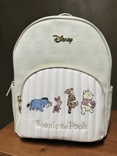 Primark Disney Winnie The Pooh Eeyore Tigger Piglet Faux Leather Backpack NEW