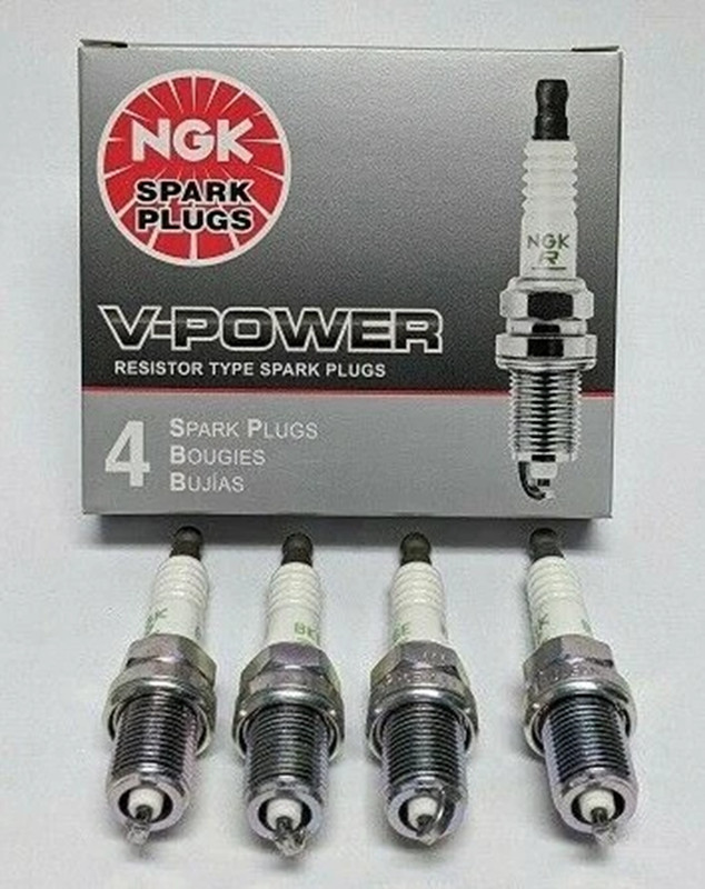 NGK 3177 BR6EF V-Power Spark Plug - Set of 4