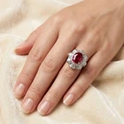 Precious Pink Padparadscha Sapphire 5.60Ct 925 Sterling Silver White Gold Rings