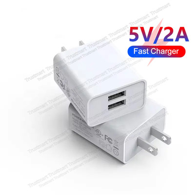 USB Charger Wall Plug 1-2Pack Dual Block Adapter Cube For iPhone 13 12 11 XR 8 7