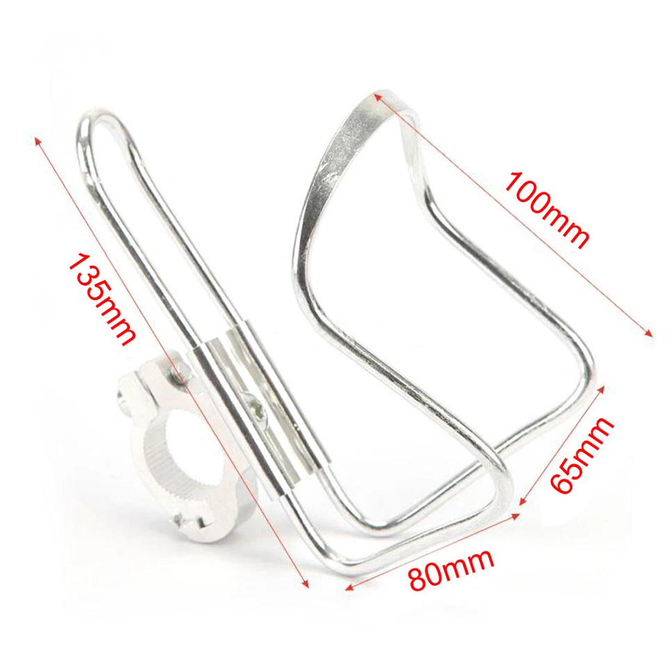 Piezas Moto Manillar Agua Bebida Taza Portabotellas Soporte Accesorios Negro Foto 4 de 4