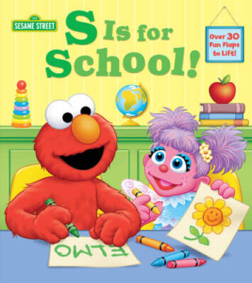 #ad S Is for School Sesame Street : A Lift the Flap Board Book VERY GOOD $3.95