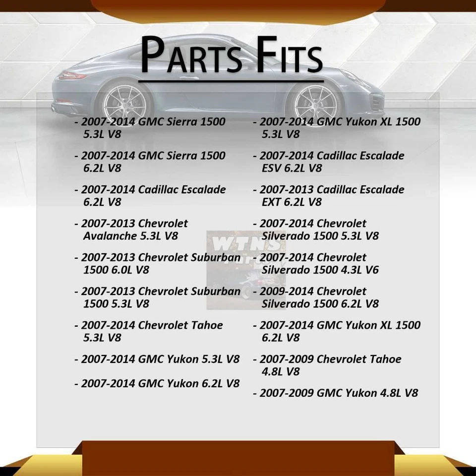 Eje trasero 2 piezas para GMC Sierra 1500 2007-2013 6,0 L 2007-2014 GMC Yukon 5,3 L Foto 2 de 4