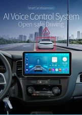 10.33" Carplay Car Radio 6+64G Android GPS Nav BT For Mitsubishi Outlander 12-18