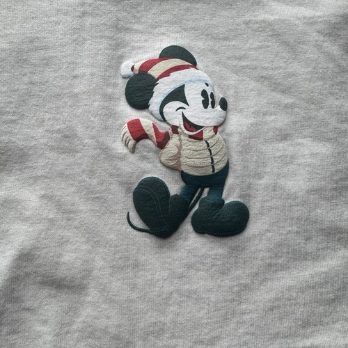 Walt Disney World 2021 Size Medium Christmas Ski Mickey Mouse Long Sleeve Shirt - Picture 5 of 9