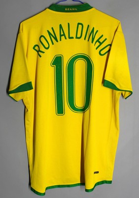 brazil ronaldinho jersey