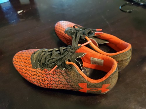 Under Armour Kids Unisex CF Force 3.0 Jr. Soccer RED/BLACK SIZE 2 YOUTH - Picture 7 of 7