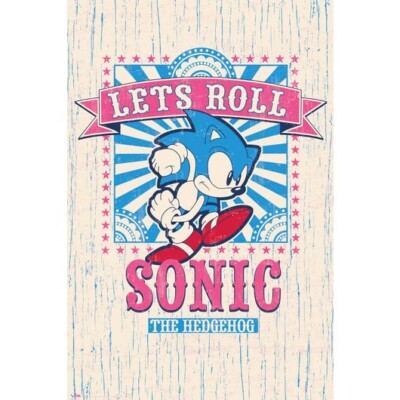 Poster Sonic The Hedgehog - Let's Roll - 61x91,5cm NEU 59865 ge