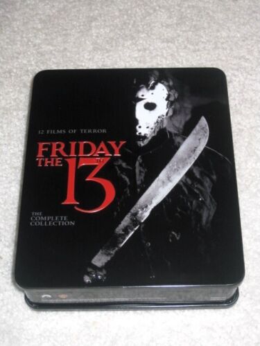 FREITAG DER 13. BLU-RAY DIE KOMPLETTE SAMMLUNG 12 FILMSET MIT BLECH BONUSARTIKEL - Bild 4 von 5