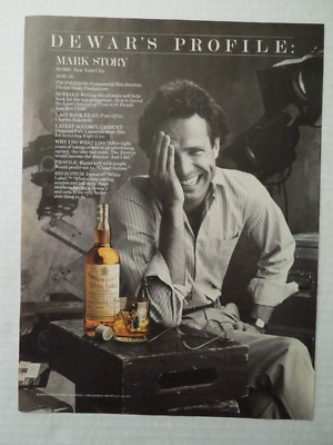 1983 DEWAR'S White Label Magazine Ad - Dewar's Profile Mark Story