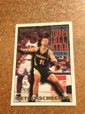 1993-94 Topps Gold Basketball # 132 Detlef Schrempf 3rd Team All-Star