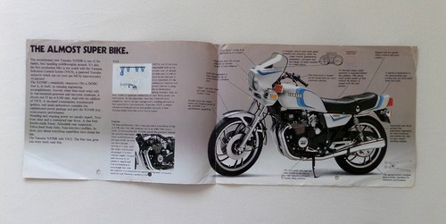 Genuine Yamaha XJ550R Sales Brochure (1981) - Picture 3 of 5