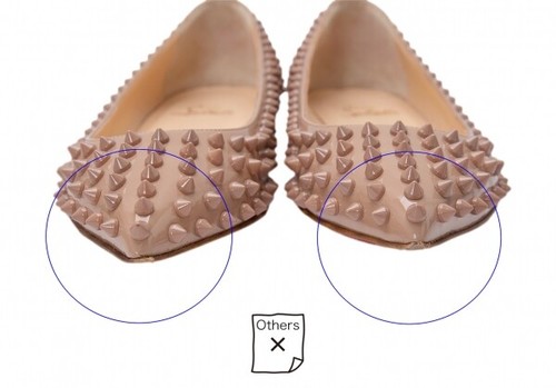Christian Louboutin PIGALLE SPIKES Studded Shoes Size 38(About US 8.5)(K-120345) - Picture 5 of 12