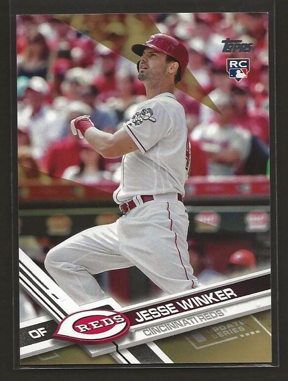 2017 Topps Update Series Jesse Winker Gold Rookie Card /2017 #US271 Mariners