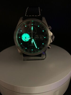 Glycine Incursore Chronograph Swiss Automatic 46mm Men's Watch