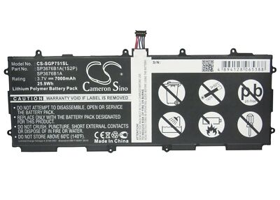 Replacement Battery For Samsung 3.7V 7000mAh / 25.90Wh Tablet Battery