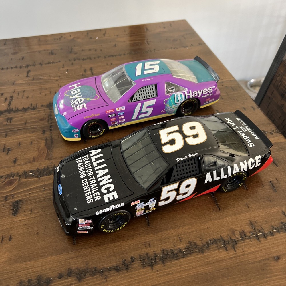 Two Nascar Diecast Collectible Race Cars