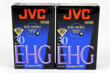 JVC VHS-C TC-30 EHG High Energy Camcorder Compact VHS Lot 2 New  Sealed